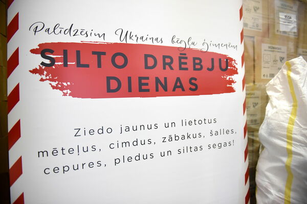 Akcija "Silto drēbju dienas" . Foto: Zane Bitere/LETA