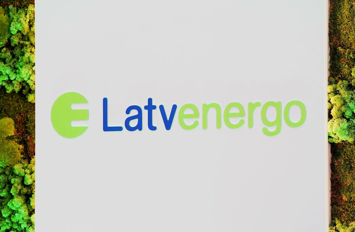 AS "Latvenergo" logo. Foto: Paula Čurkste/LETA