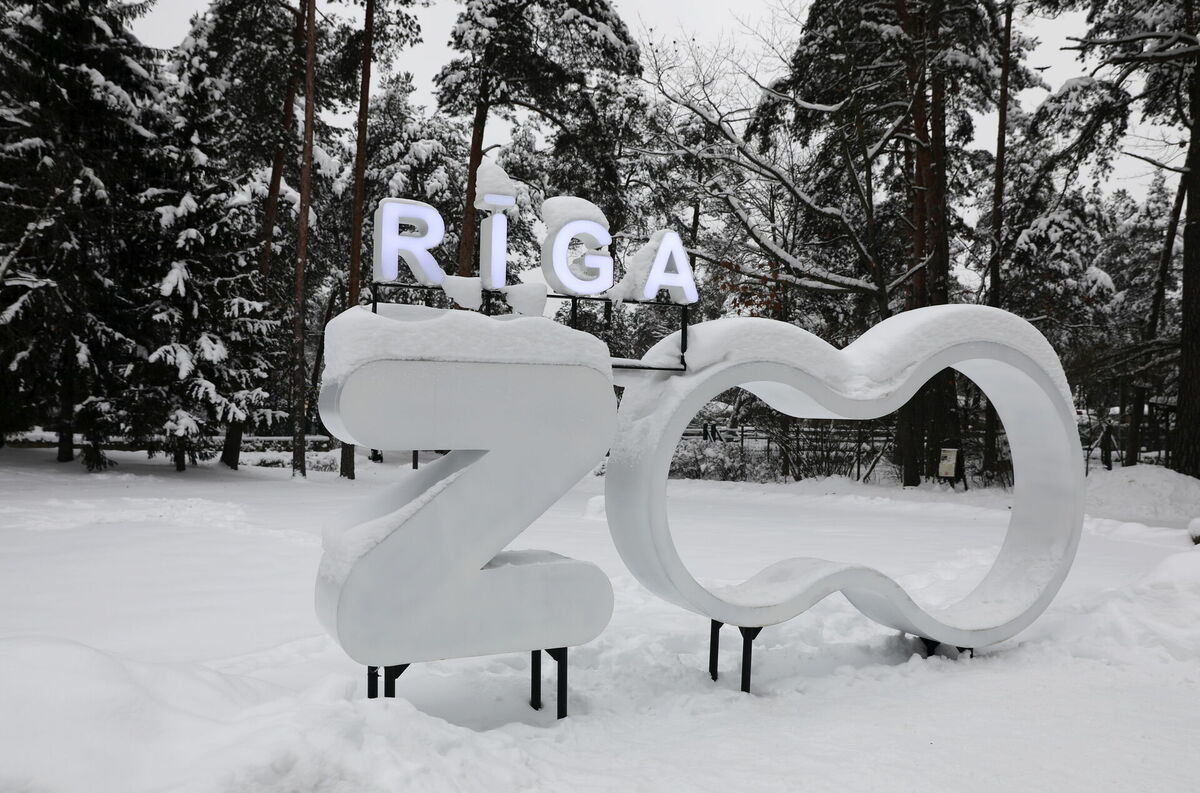 Rīgas Nacionālā zooloģiskā dārza logo. Foto: Lita Millere/LETA