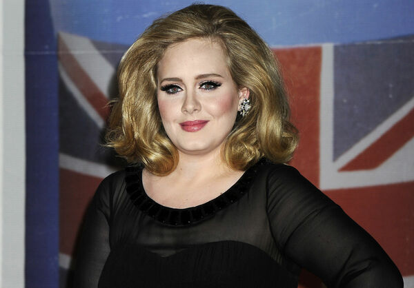 Adele 2012. gadā. Foto: AP Photo/Jonathan Short
