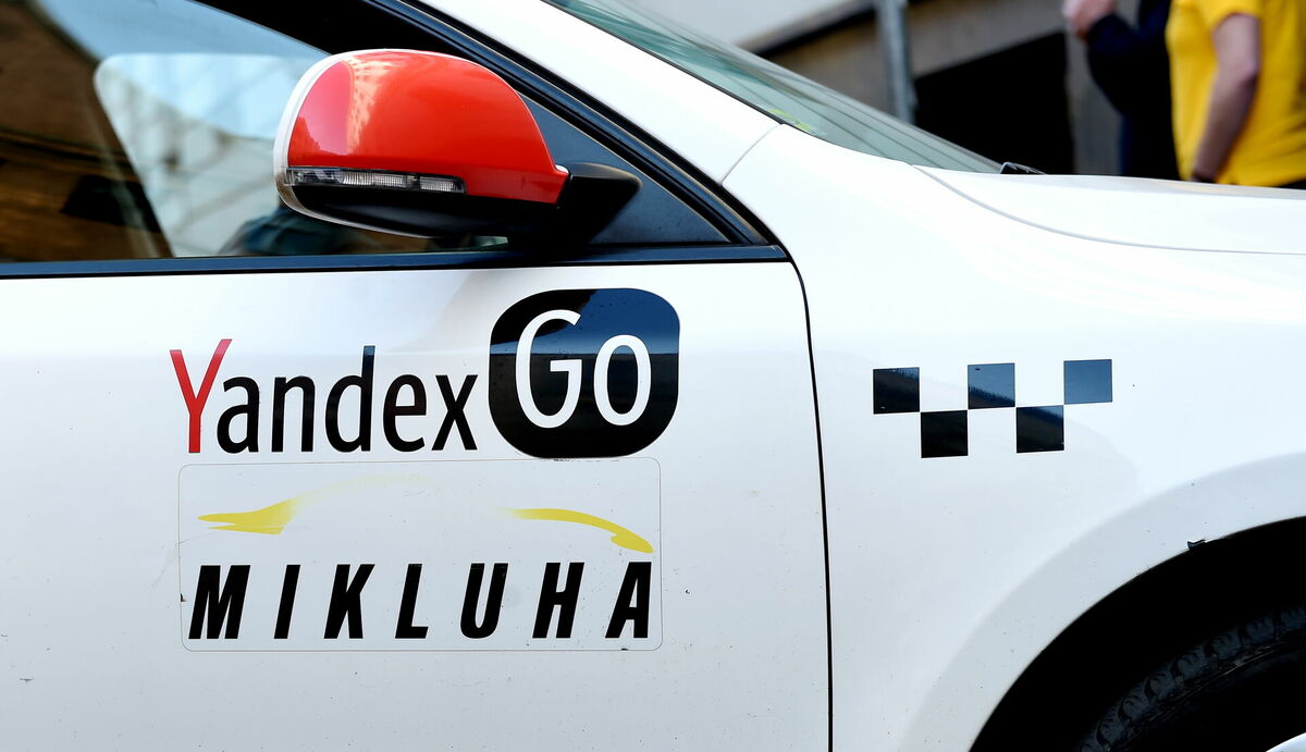 "Yandex" taksometrs. Foto: Zane Bitere/LETA