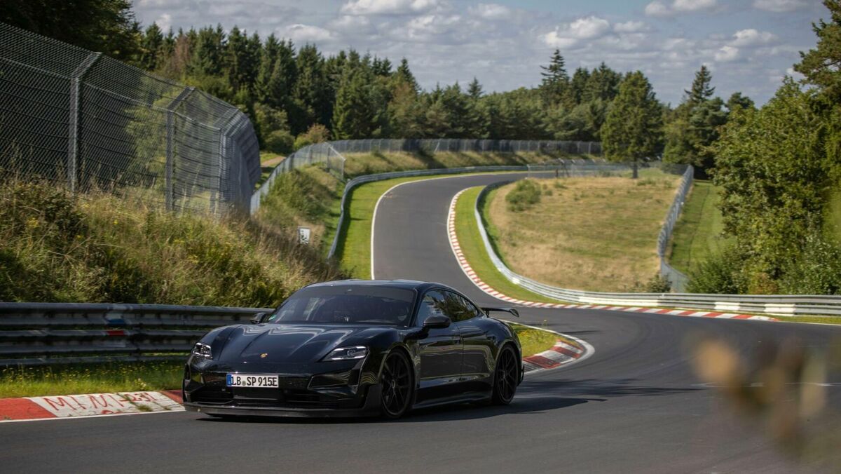 Porsche’s Electric Taycan High-Performance Model Shatters Tesla’s Model S Plaid Record at Nurburgring