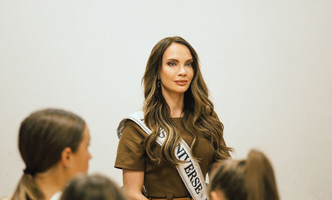 "Miss Universe Latvia" Kate Aleksejeva. Foto: Nauris Kazāks/1188.lv