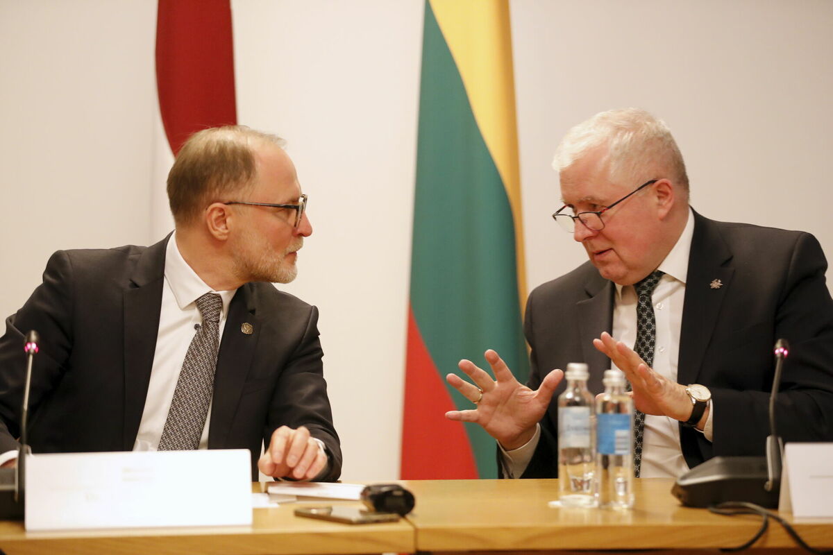 baltijas aizsardzības ministru tikšanās. Foto: scanpix/EPA