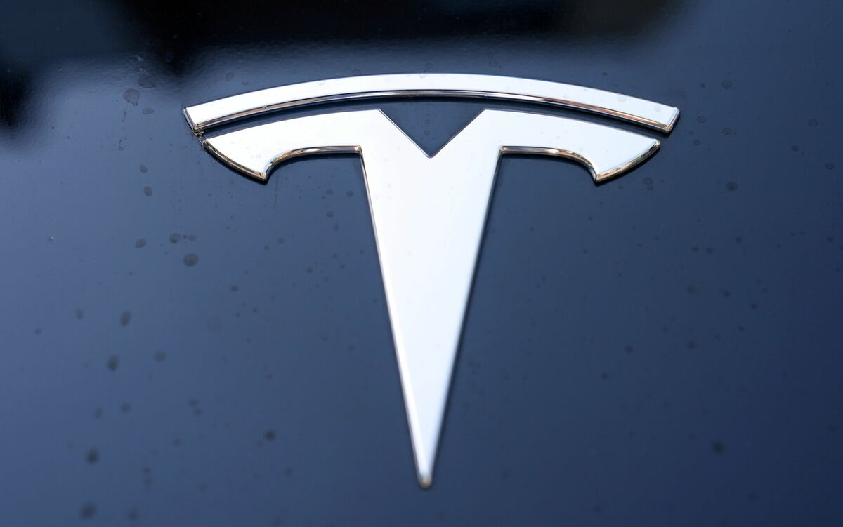 Tesla logo Foto: LETA