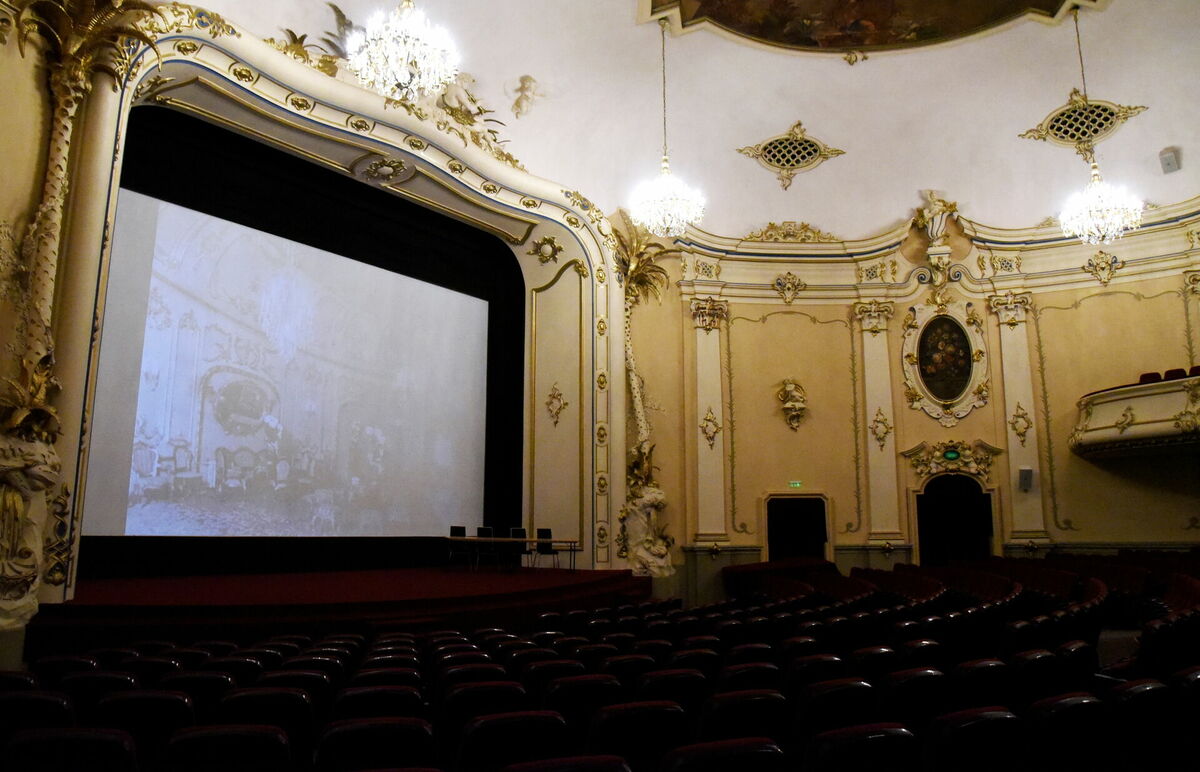 Kinoteātra "Splendid Palace" telpas. Foto: Zane Bitere/LETA
