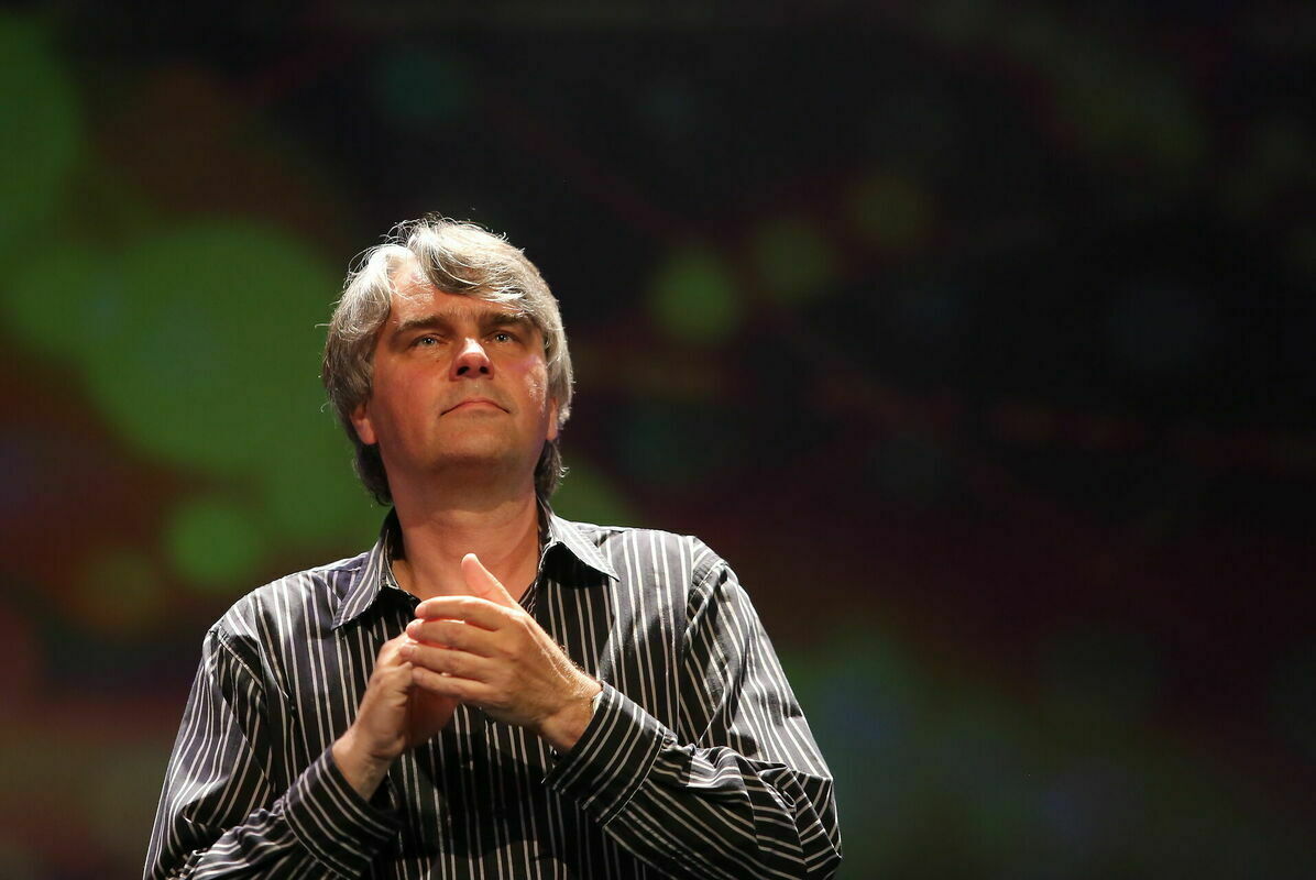 Mūziķis Ainars Mielavs. Foto: Evija Trifanova/LETA