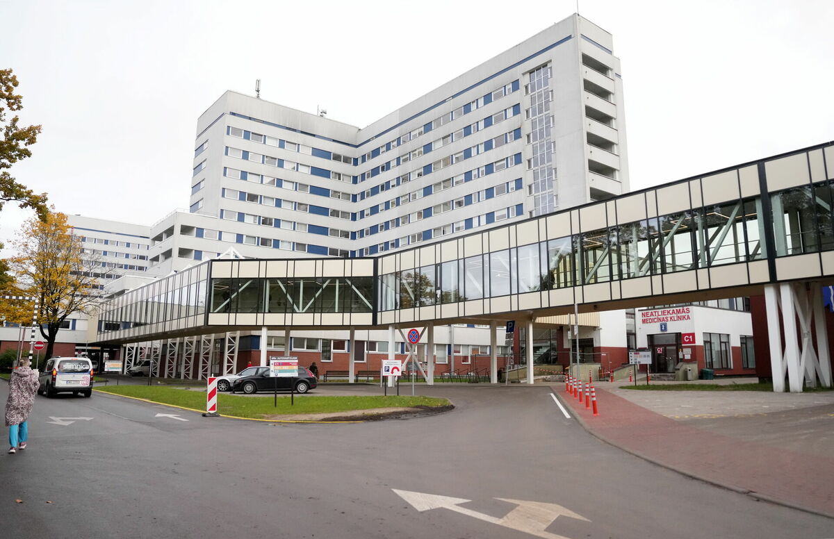 Rīgas Austrumu klīniskās universitātes slimnīca. Foto: Edijs Pālens/LETA