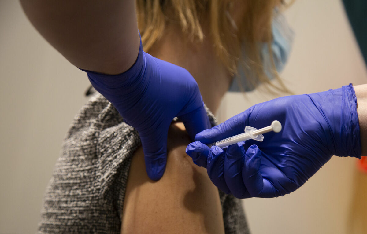 Vakcinācija pret Covid-19. Foto: Edijs Pālens/LETA