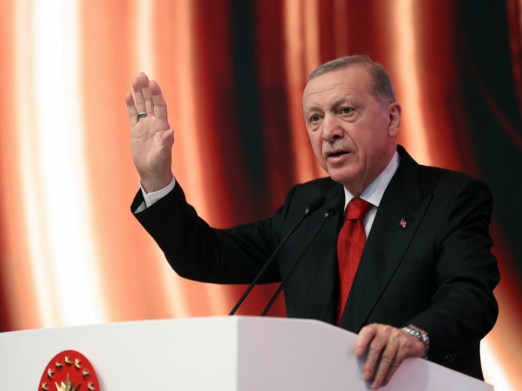 Turcijas prezidents Redžeps Tajips Erdogans. Foto: EPA/TURKISH PRESIDENTIAL PRESS OFFICE