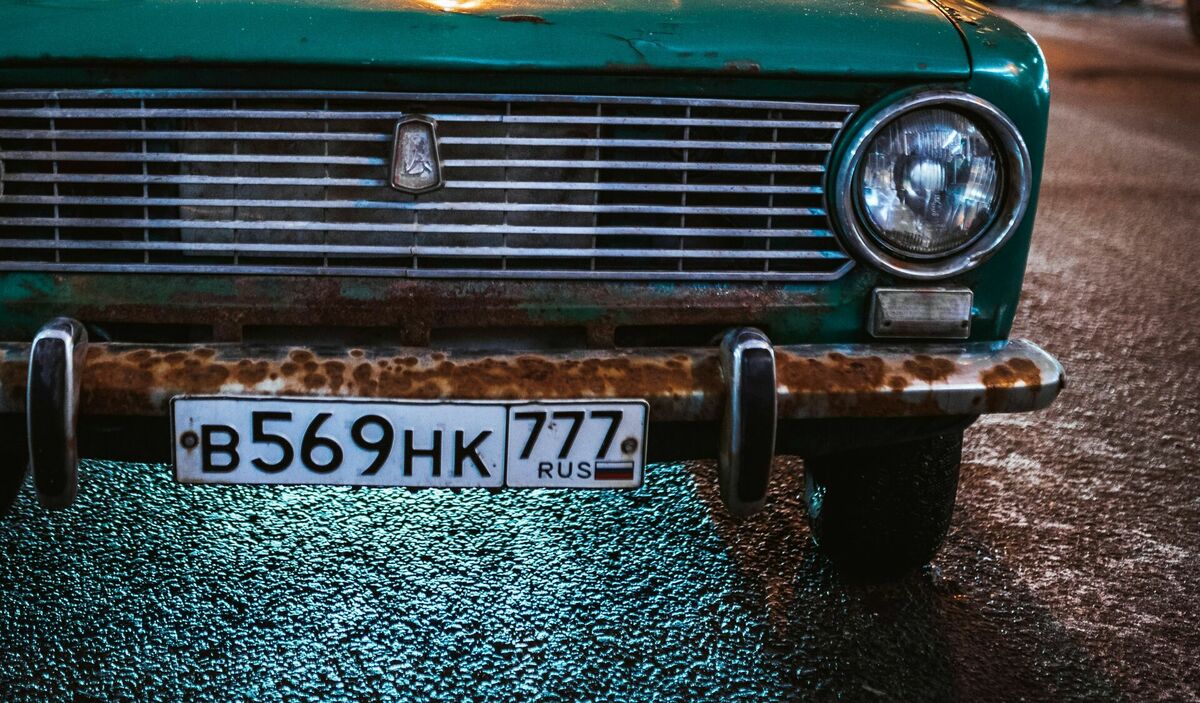 Krievijā reģistrēts auto. Foto: Unisplash