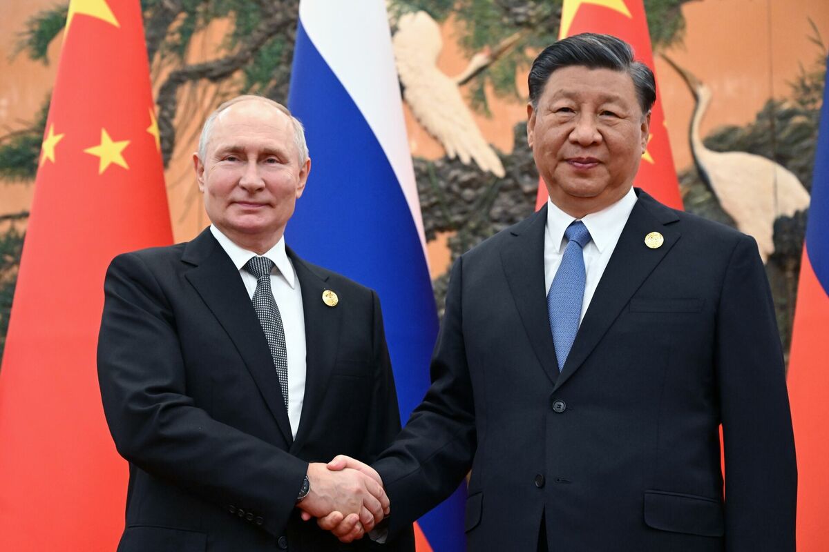 Krievijas un Ķīnas vadoņi. Foto: Sergei Guneyev / Sputnik / Scanpix