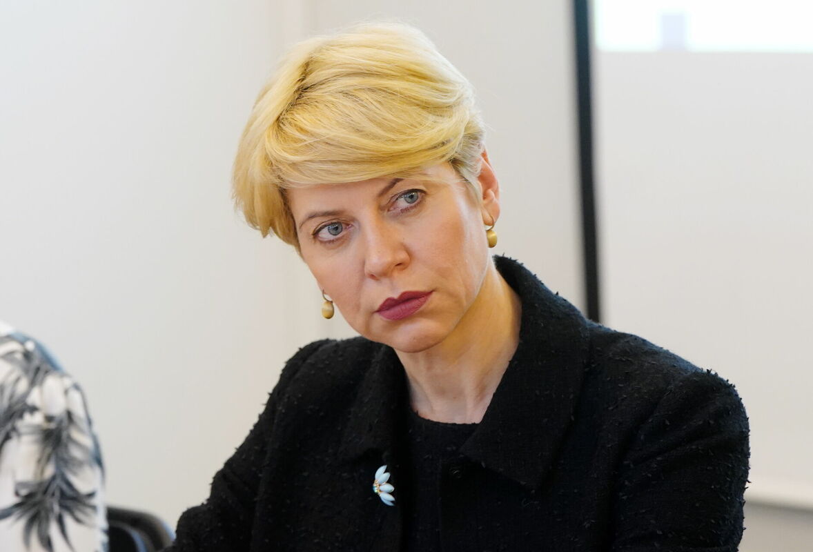 Izglītības un zinātnes ministre Anda Čakša. Foto: Paula Čurkste/LETA