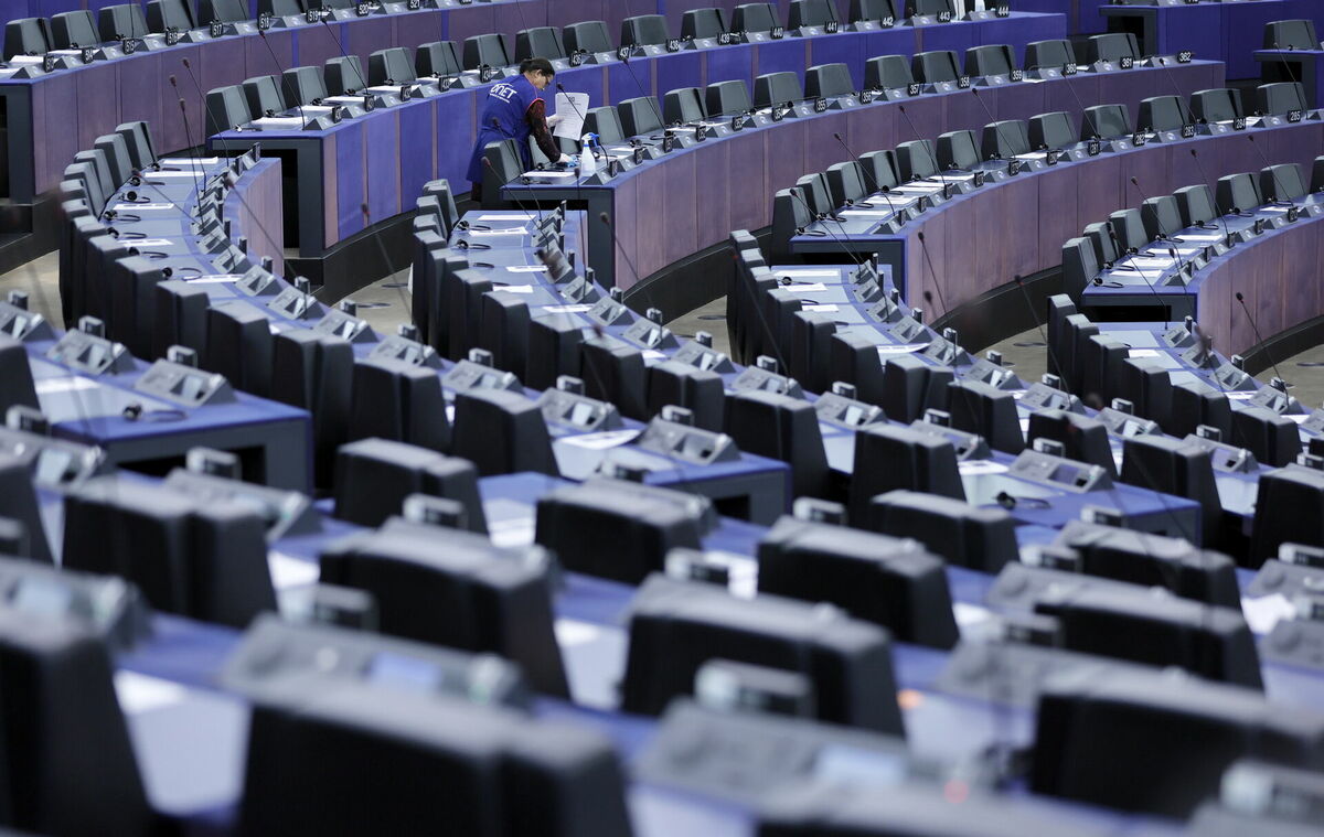 Eiropas Parlaments Strasbūrā, Francijā. Foto: EPA/RONALD WITTEK