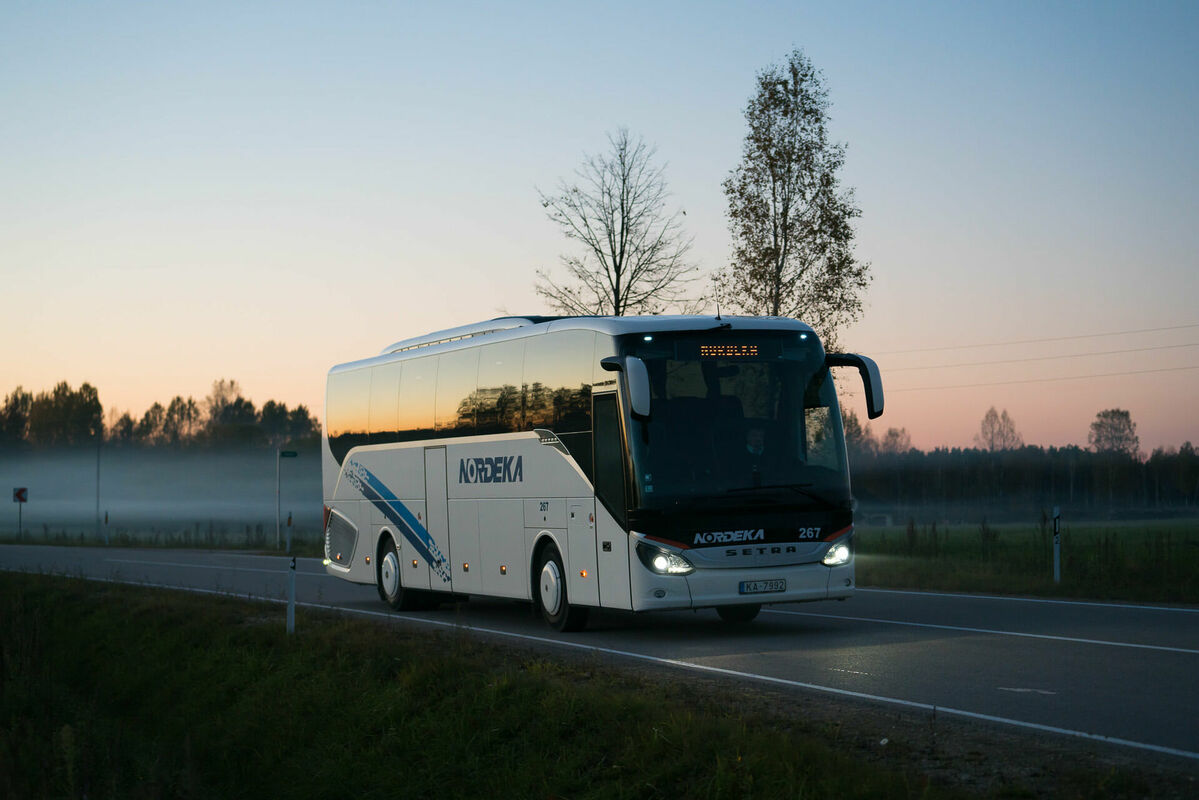 Autobuss. Foto: Nordeka