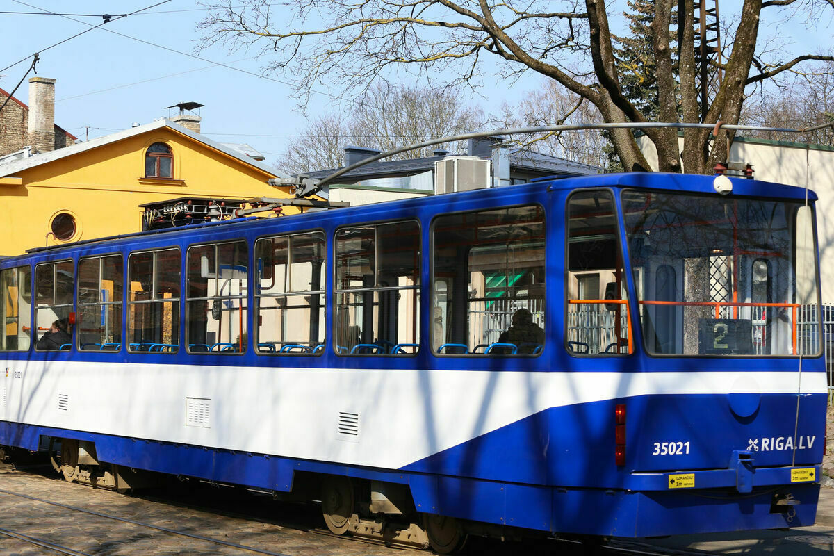 Tramvajs. Foto: Paula Čurkste/LETA