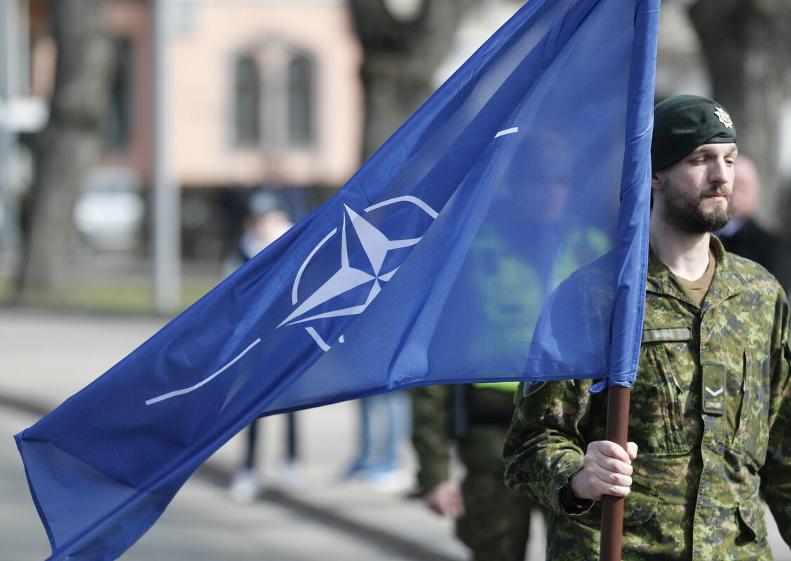 Nato karogs. Foto: scanpix/EPA