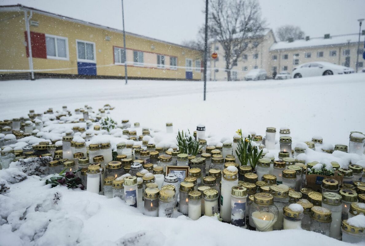 Skola, kurā notika slepkavība. Foto: Alessandro RAMPAZZO / AFP / Scanpix