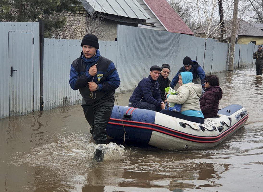 Plūdi Krievijā Foto: Scanpix