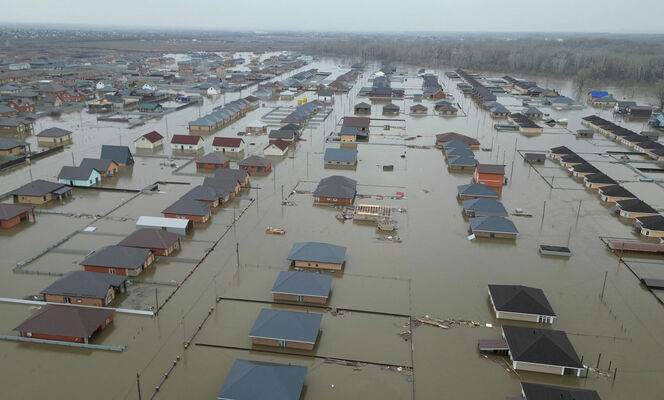 Plūdi Krievijā. Foto: scanpix/AP/REUTERS