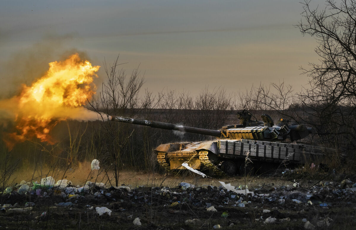 Ukrainas armijas tanks. Foto: AP Photo/Efrem Lukatsky