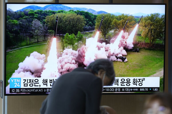 Ziemeļkorejas simulētais uzbrukums. Foto: scanpix/AP