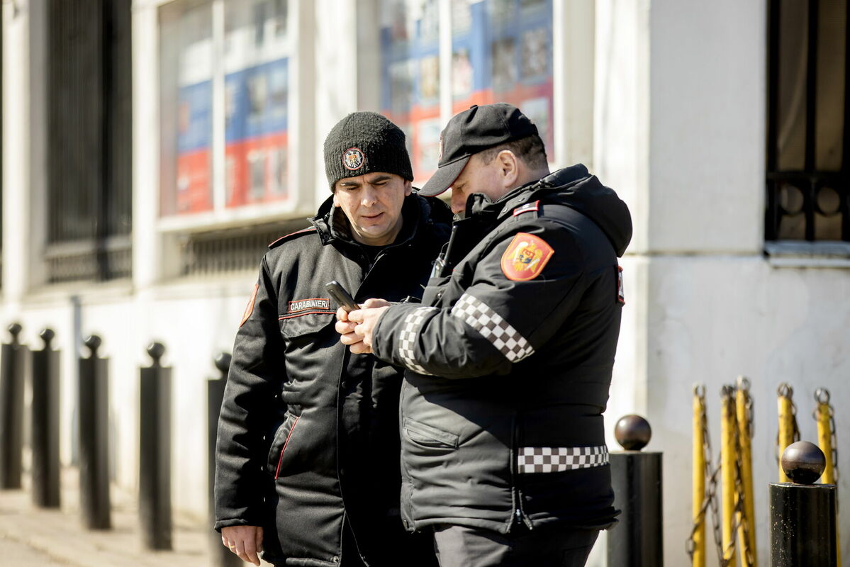 Moldovas policisti. Foto: EPA/DUMITRU DORU/Scanpix