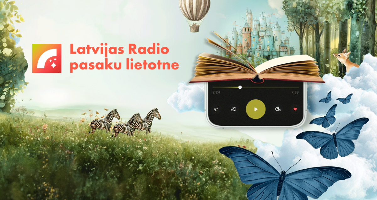 Mobilā lietotne „Latvijas Radio pasakas". Foto: Latvijas Radio