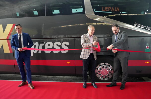 Lux Express autobuss. Foto: Zane Bitere/LETA