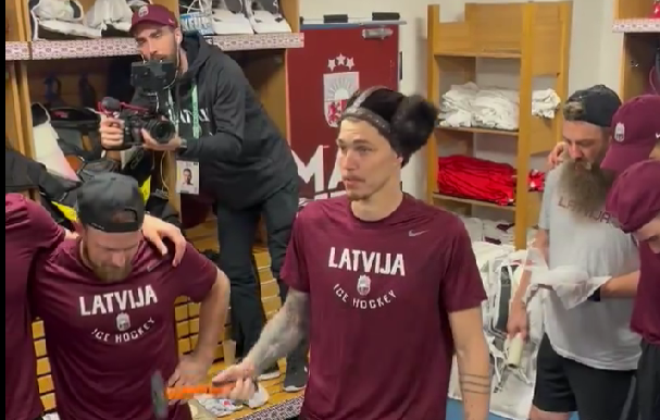 Elvis Merzļikins. Foto: "X"/lhf_lv