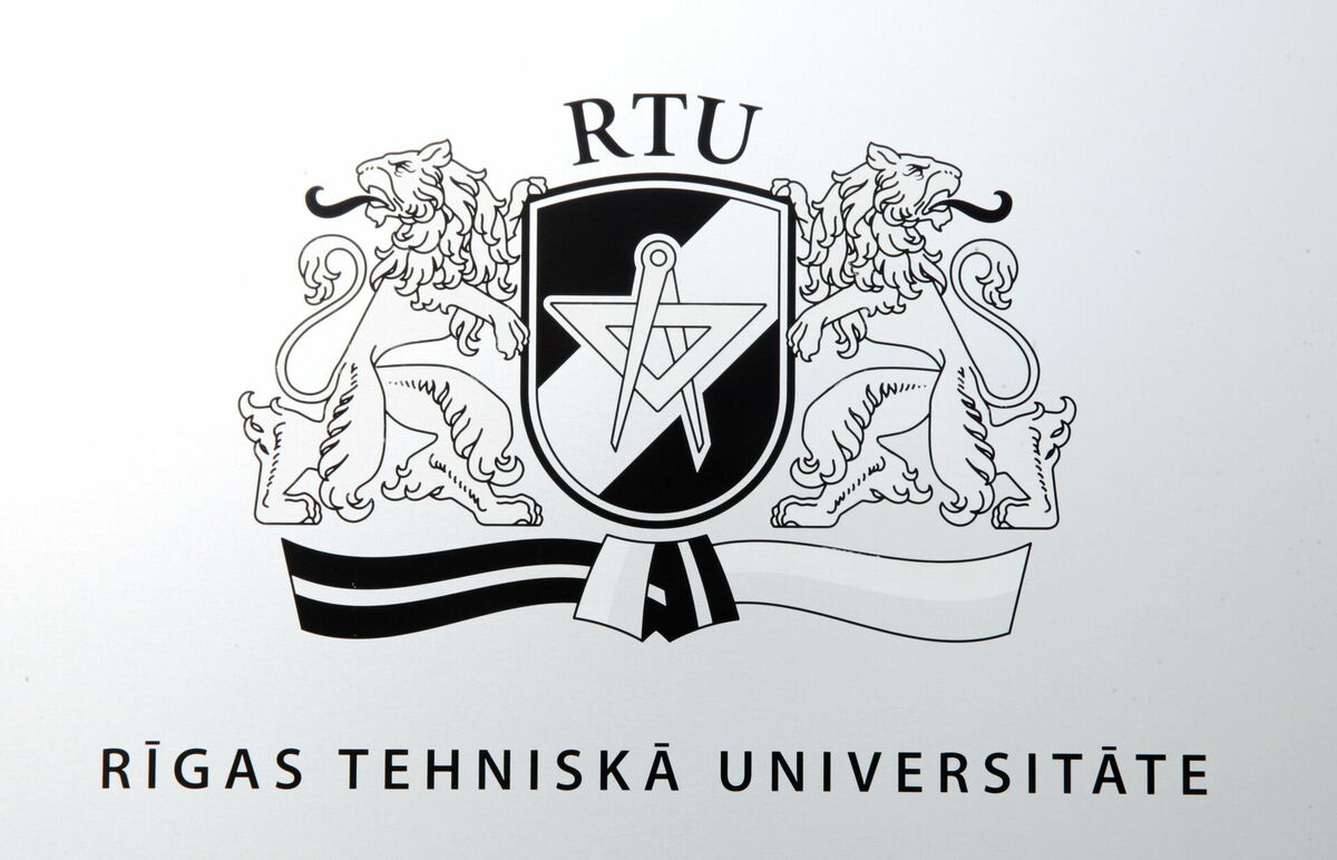 Rīgas Tehniskās universitātes logo Foto: LETA