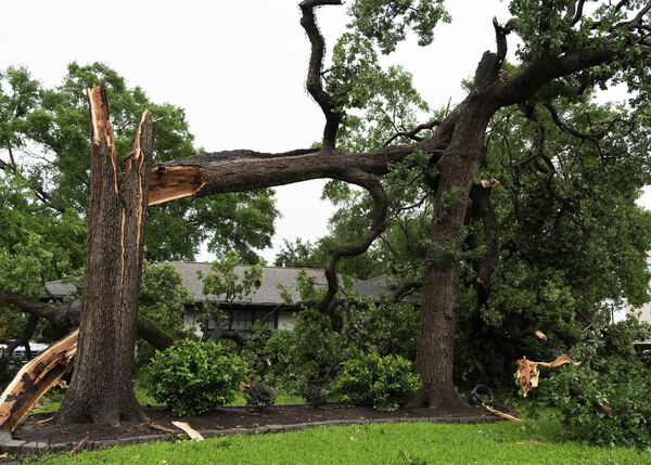 Vētra Teksasā. Foto: scanpix/AP