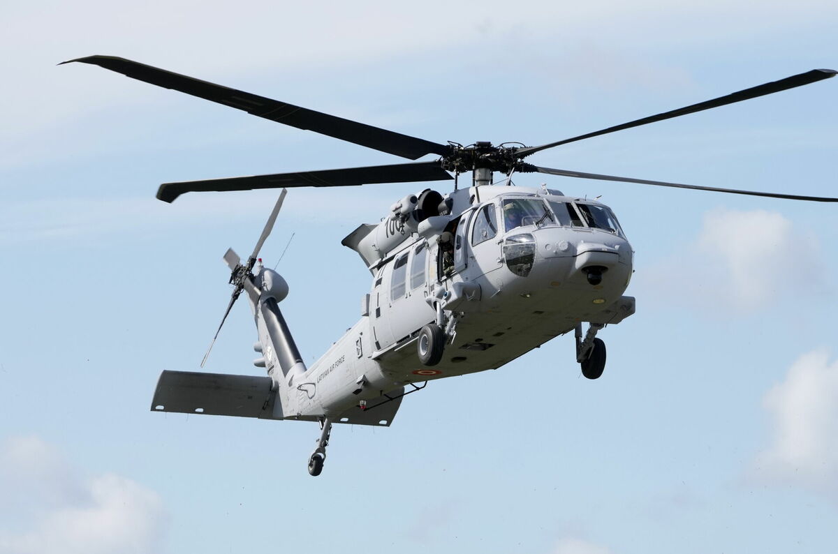 "Black Hawk" helikopters, ilustratīvs attēls. Foto: Edijs Pālens/LETA