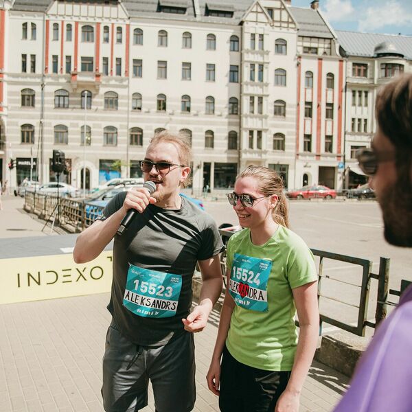 Maratona dalībnieki. Foto: "Facebook"/Rimi Riga Marathon