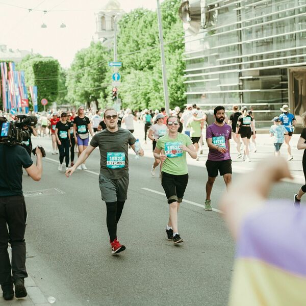Maratona dalībnieki. Foto: "Facebook"/Rimi Riga Marathon