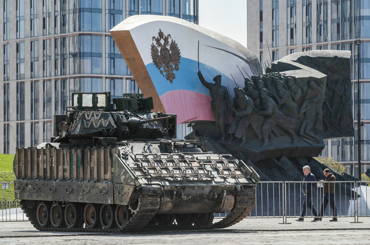 Krievijas armijas tanks, attēls ilustratīvs. Foto: EPA/YURI KOCHETKOV