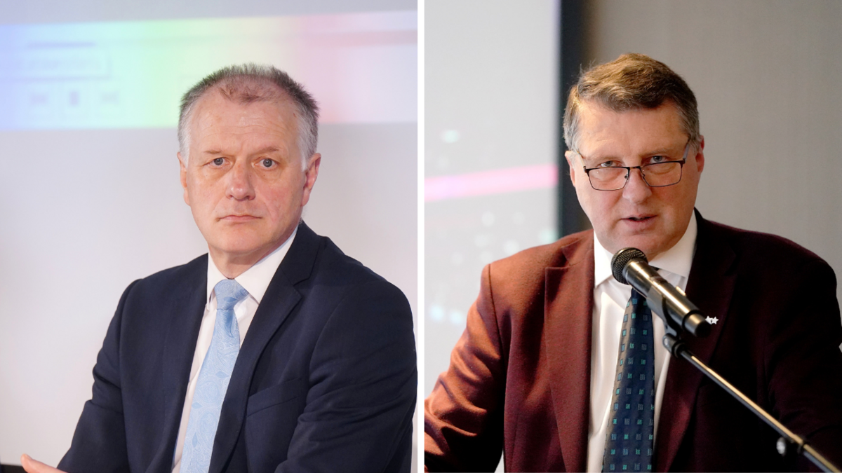 Olafs Pulks, Raimonds Vējonis. Foto: Paula Čurkste, Zane Bitere/LETA