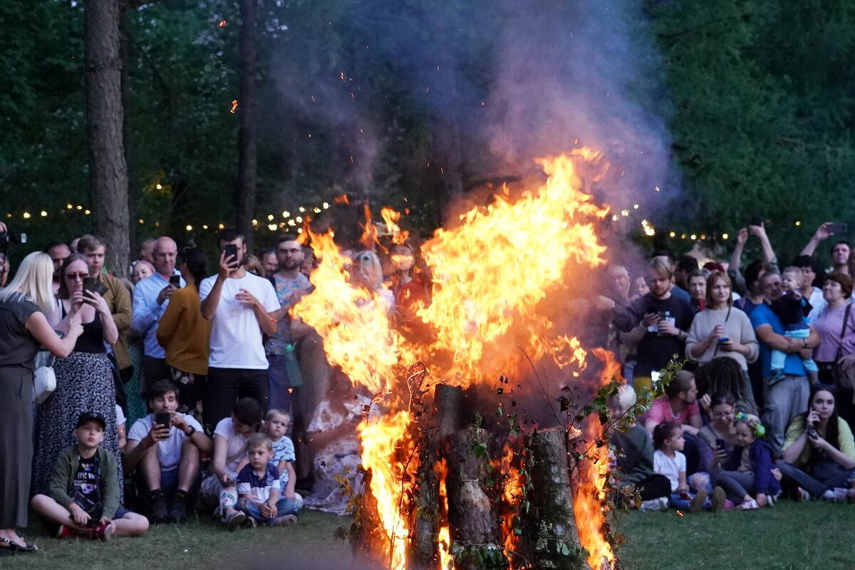 2023. gada Jāņu svinības Grīziņkalnā. Foto: Ieva Leiniša/LETA