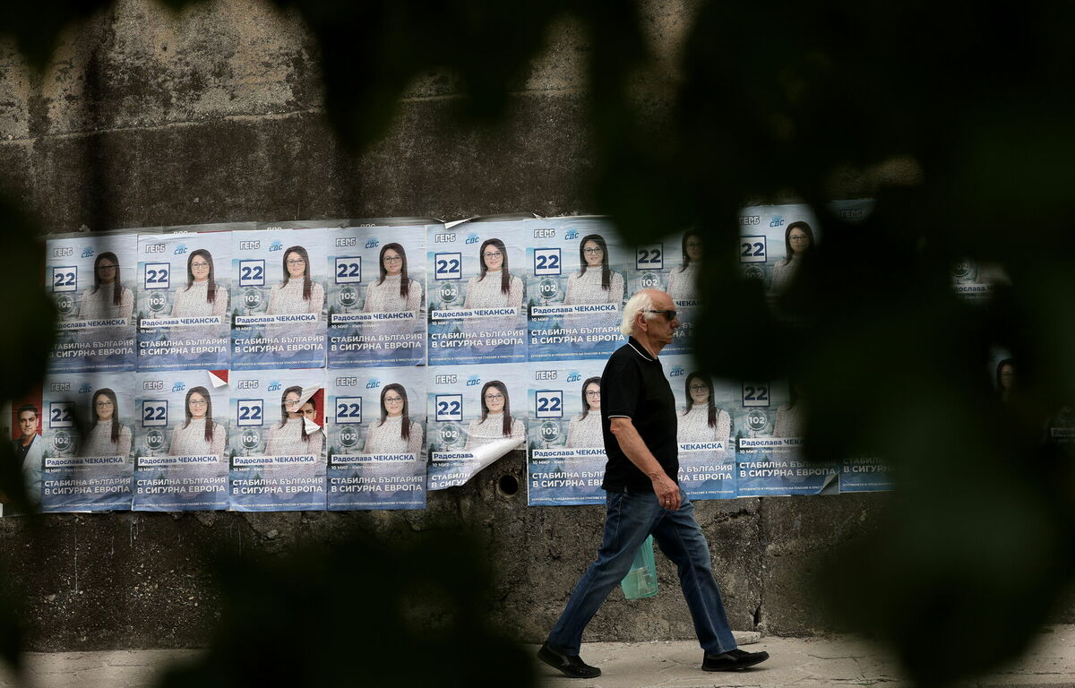 Priekšvēlēšanu kampaņa Bulgārijā. Foto: EPA/VASSIL DONEV/Scanpix