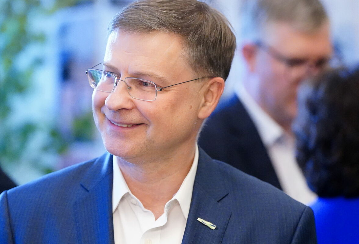 Valdis Dombrovskis. Foto: Ieva Leiniša / LETA
