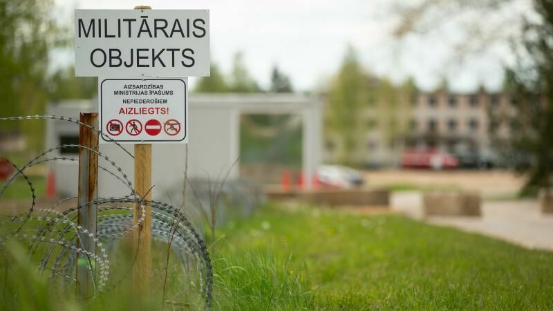 Militārā bāze. Foto: Gatis Dieziņš/Aizsardzības ministrija