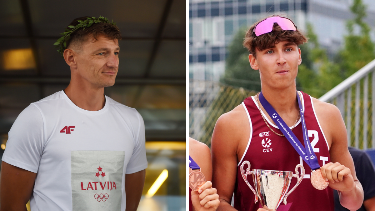 Mārtiņš Pļaviņš, Kristians Fokerots. Foto: Evija Trifaova/LETA