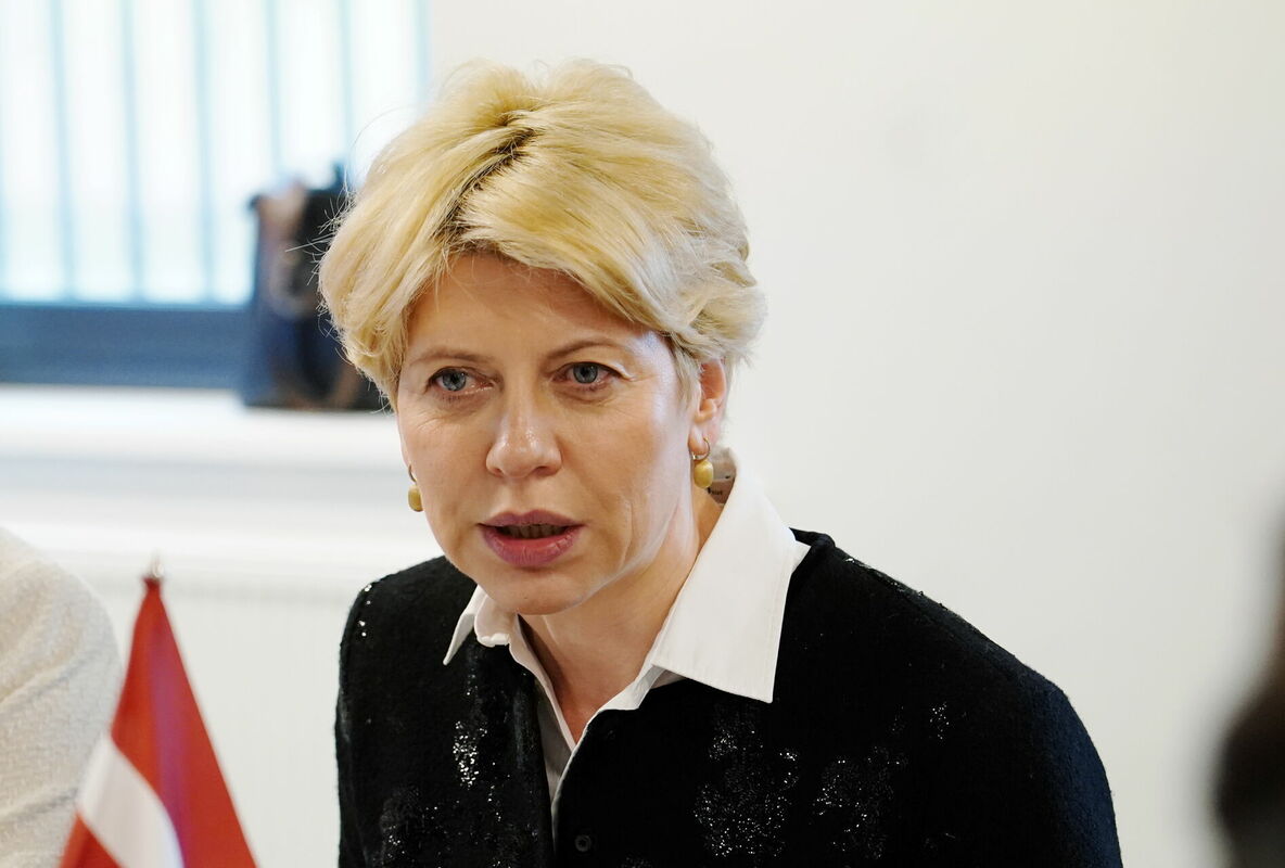 Izglītības un zinātnes ministre Anda Čakša. Foto: Paula Čurkste/LETA