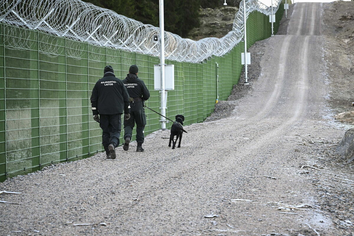 Somijas-Krievijas robeža. Foto: EPA/KIMMO BRANDT