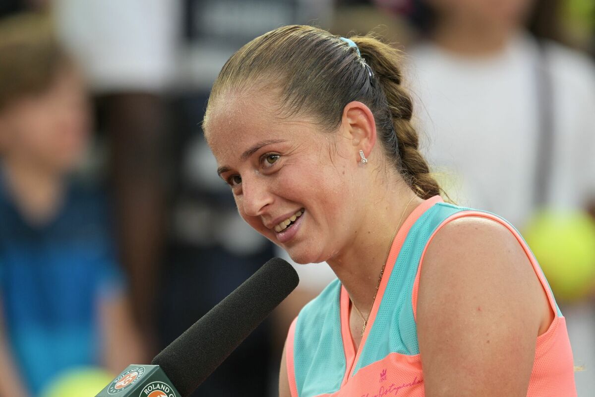 Aļona Ostapenko. Foto: Bertrand GUAY / AFP