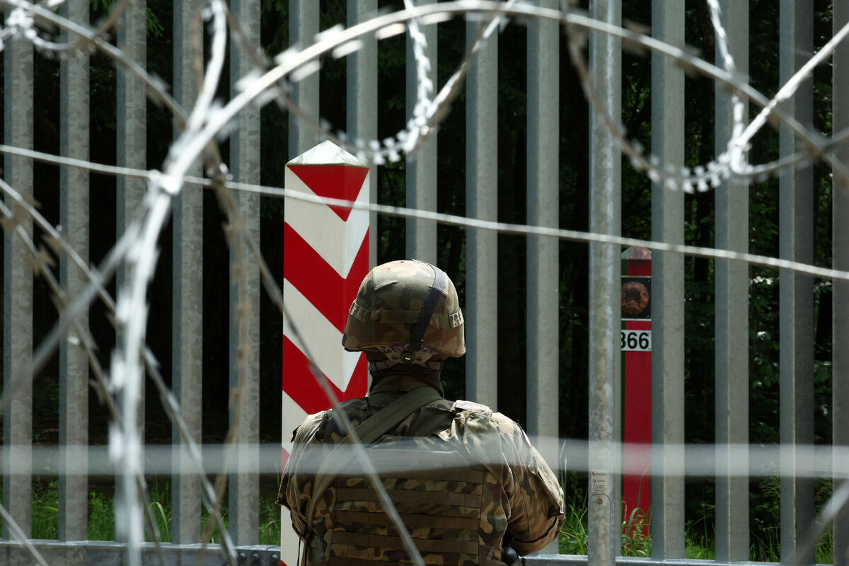 Baltkrievijas robeža. Foto: scanpix/REUTERS