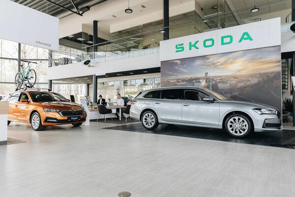 Škoda dīleru centrs  Pārdaugavā, foto: "Skandi Motors"