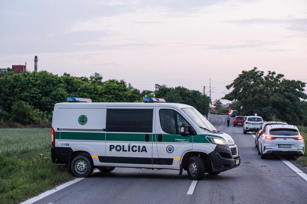 Policija Slovākijā. Foto: scanpix/EPA