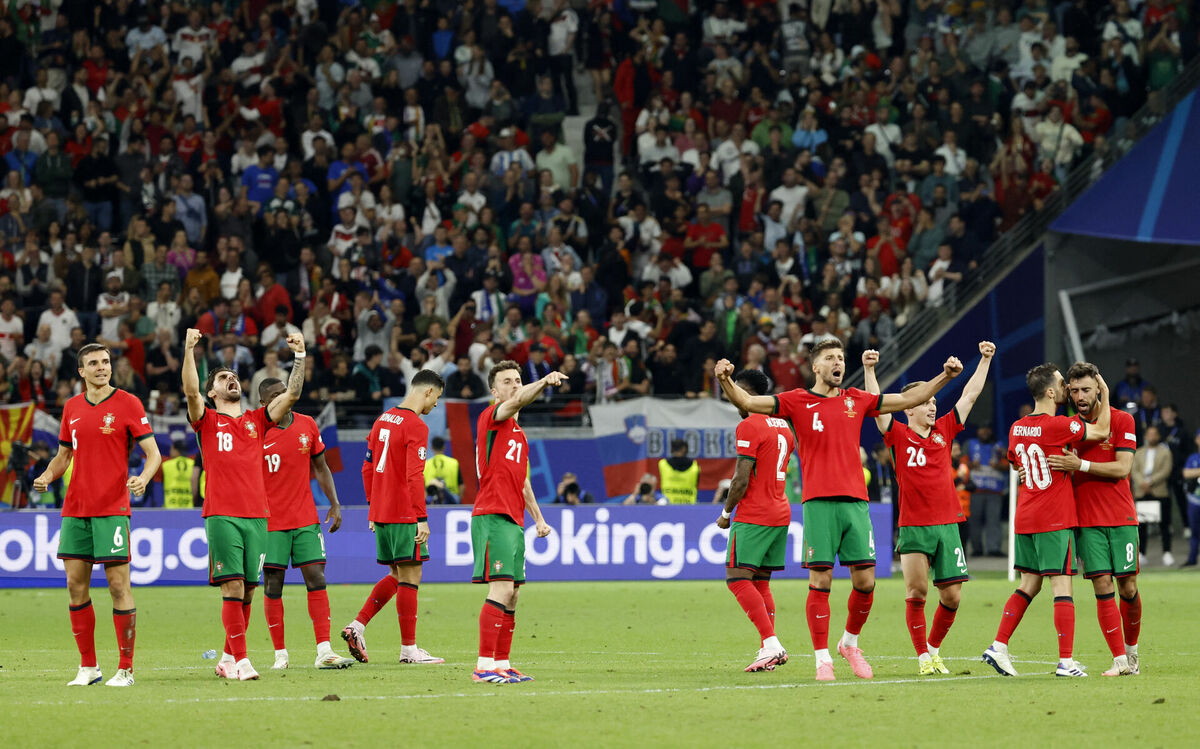 Portugāles futbola izlase. Foto: REUTERS/Heiko Becker/Scanpix