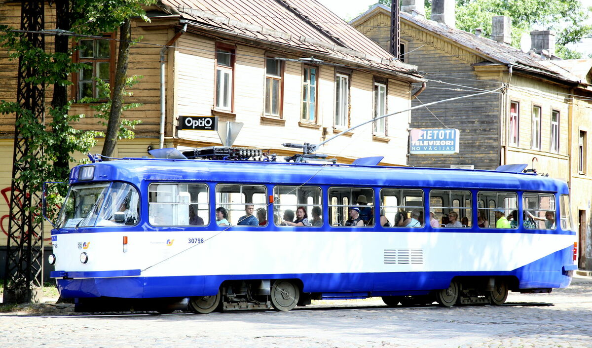 Tramvajs. Foto: Paula Čurkste/LETA